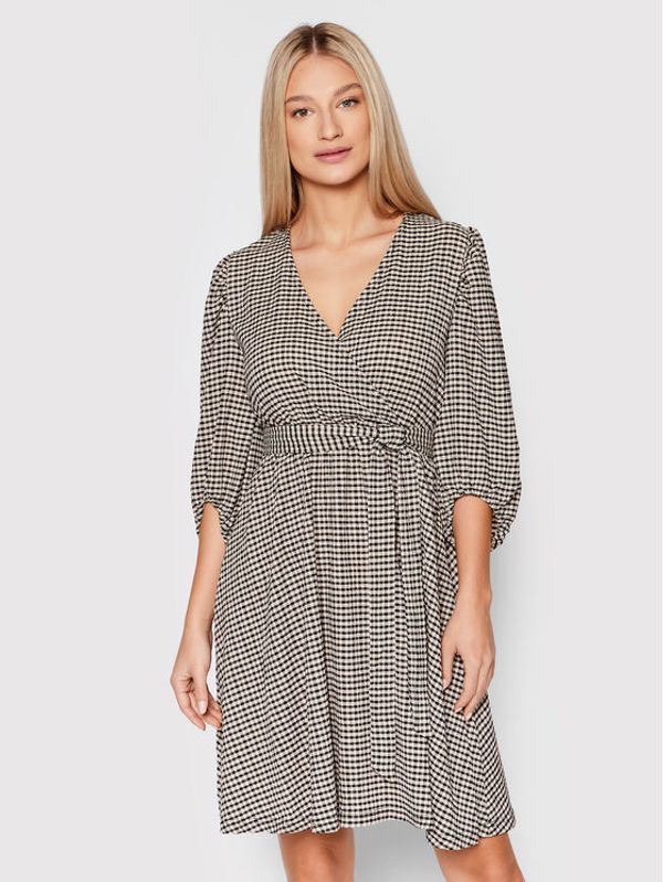 Selected Femme Selected Femme Ежедневна рокля Iana 16083682 Бежов Relaxed Fit