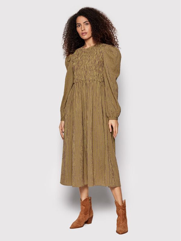 Selected Femme Selected Femme Ежедневна рокля Kamma 16085398 Зелен Regular Fit