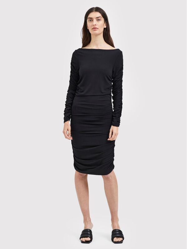 Selected Femme Selected Femme Ежедневна рокля Mace 16086308 Черен Slim Fit