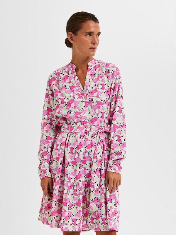 Selected Femme Selected Femme Ежедневна рокля Mivi 16088178 Розов Regular Fit