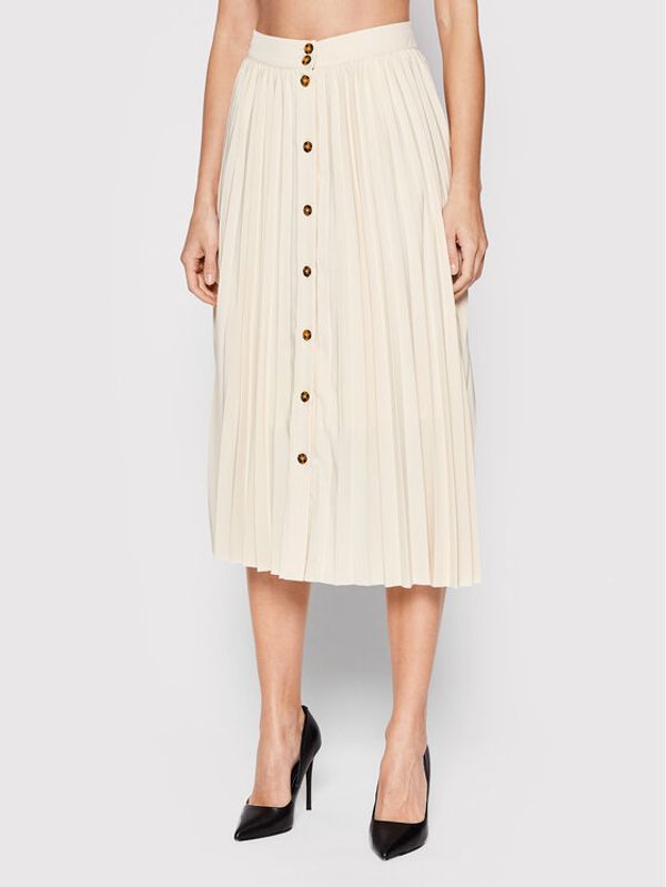 Selected Femme Selected Femme Плисирана пола Fyosia 16083839 Бежов Regular Fit