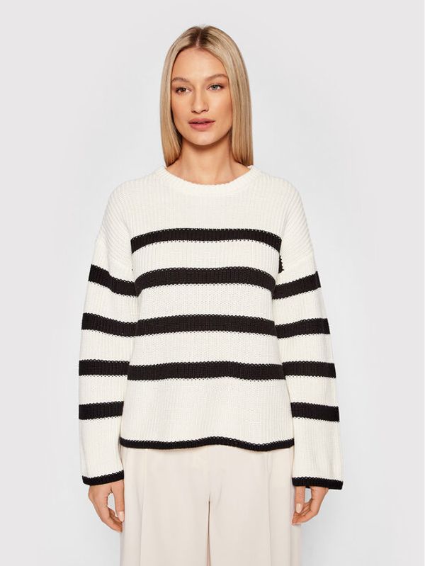 Selected Femme Selected Femme Пуловер Bloom 16084247 Бежов Relaxed Fit