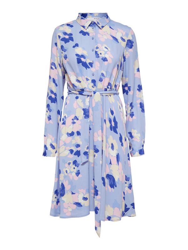 Selected Femme Selected Femme Рокля 16083596 Син Regular Fit