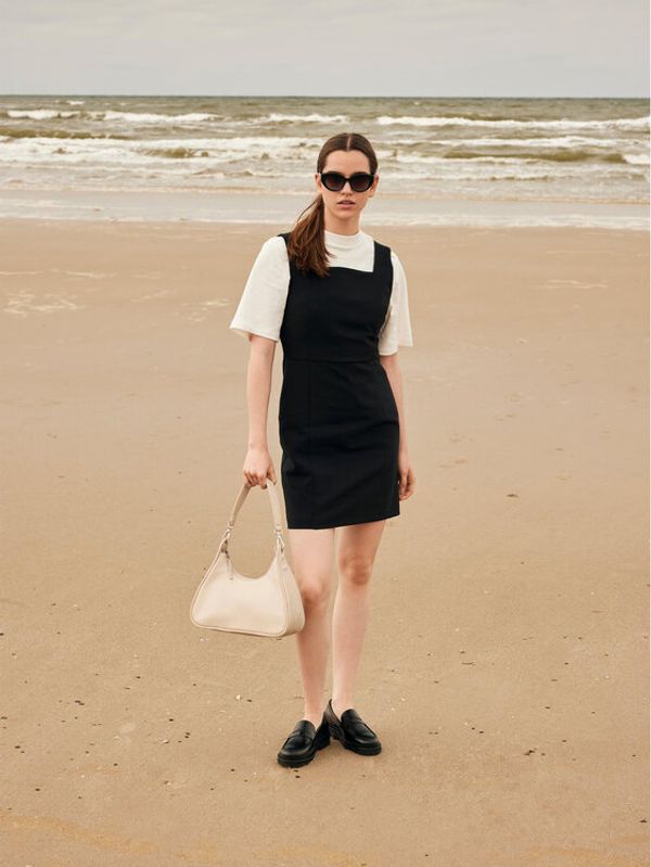 Selected Femme Selected Femme Рокля 16088995 Черен Regular Fit