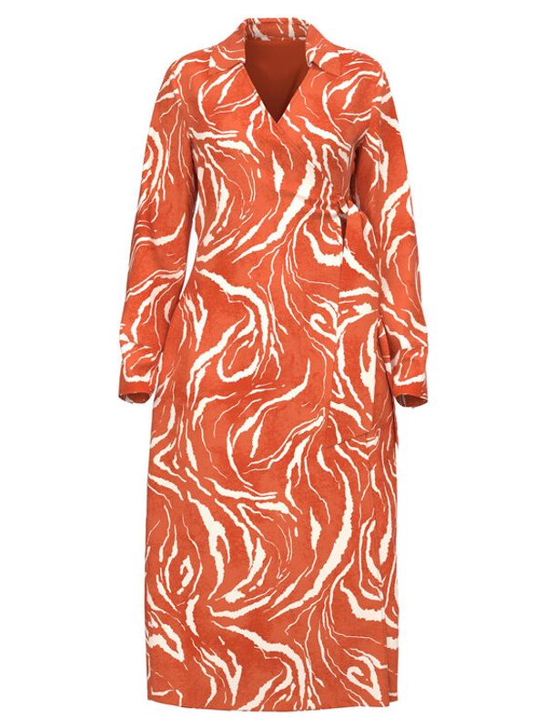 Selected Femme Selected Femme Рокля 16089030 Оранжев Regular Fit