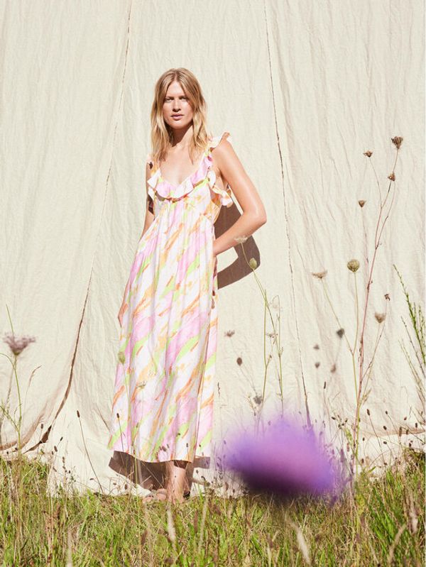 Selected Femme Selected Femme Рокля 16089827 Розов Regular Fit