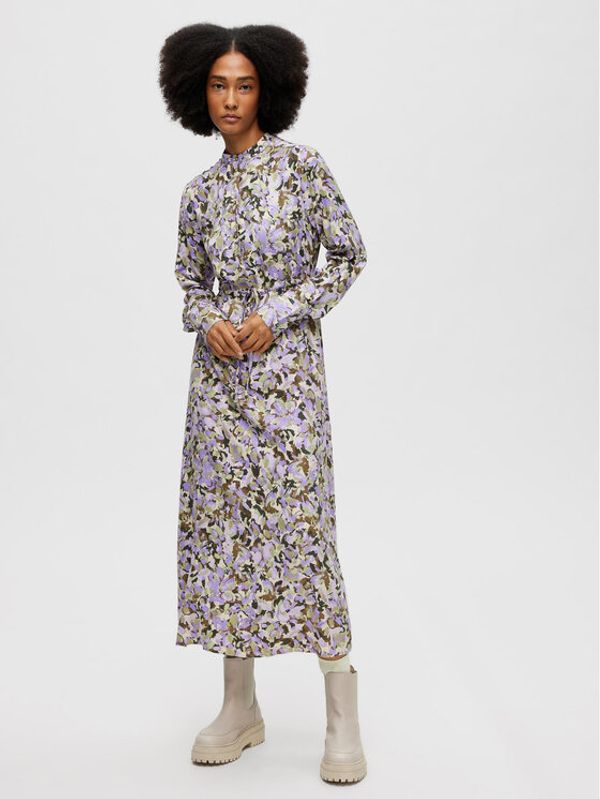 Selected Femme Selected Femme Рокля тип риза Katrin 16088077 Цветен Regular Fit
