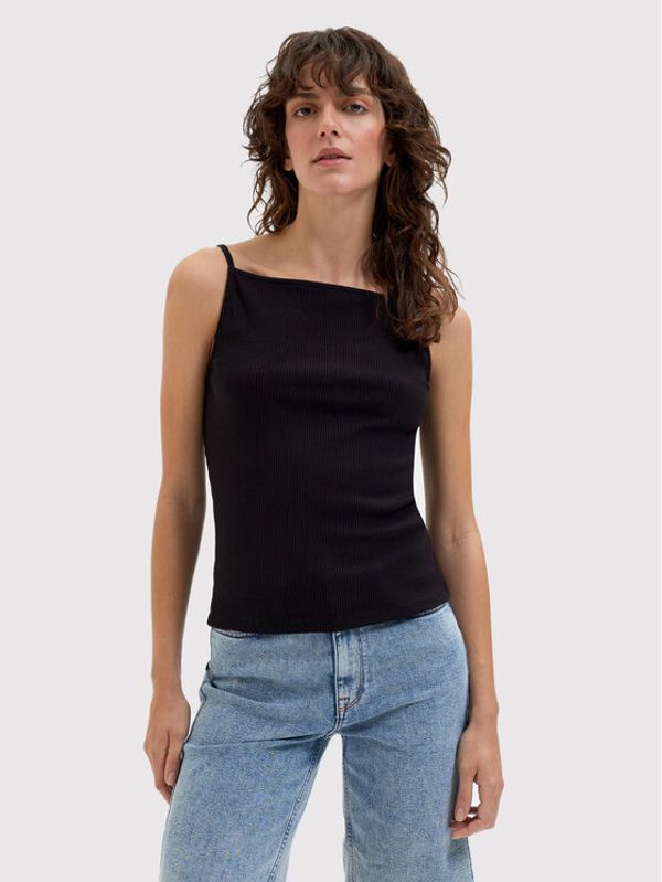 Selected Femme Selected Femme топ Laury 16084544 Черен Slim Fit