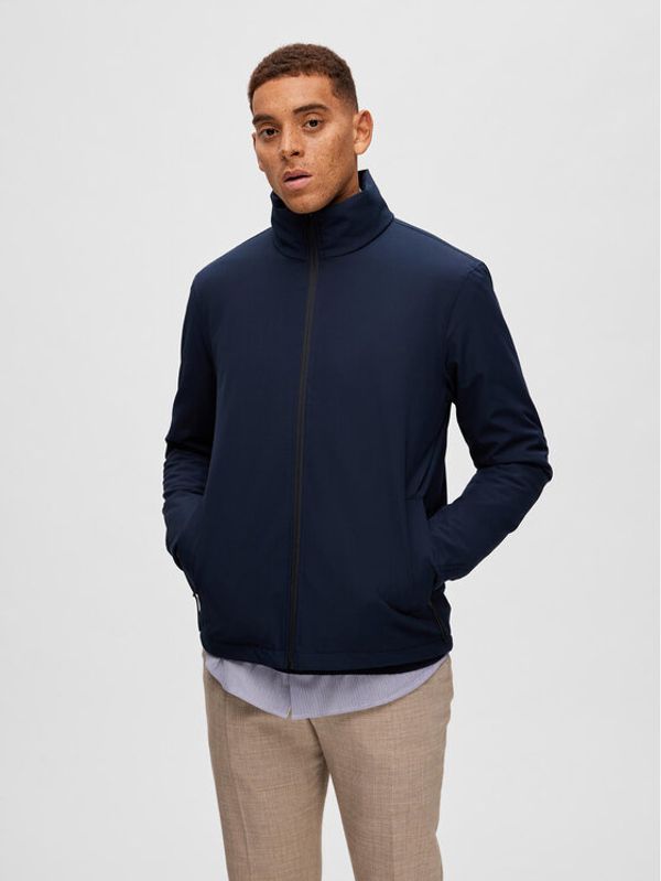 Selected Homme Selected Homme Преходно яке Atlanta 16087583 Тъмносин Comfortable Fit