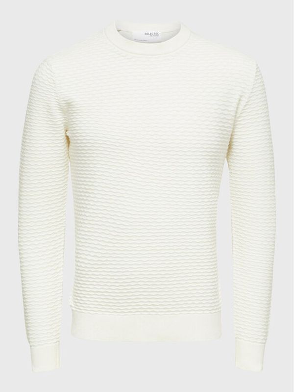 Selected Homme Selected Homme Пуловер Atlanta 16086744 Екрю Regular Fit
