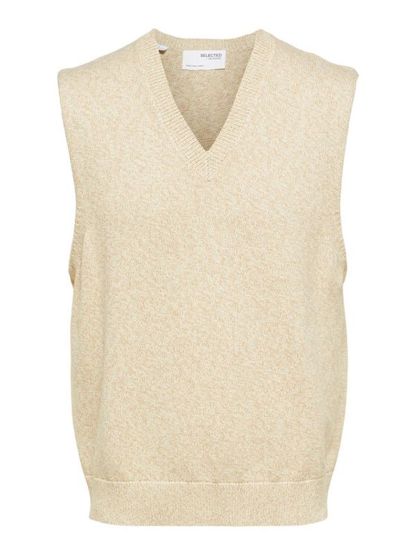 Selected Homme Selected Homme Пуловер David 16086641 Бежов Regular Fit