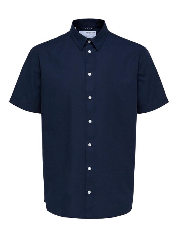 Selected Homme Selected Homme Риза 16079057 Тъмносин Slim Fit