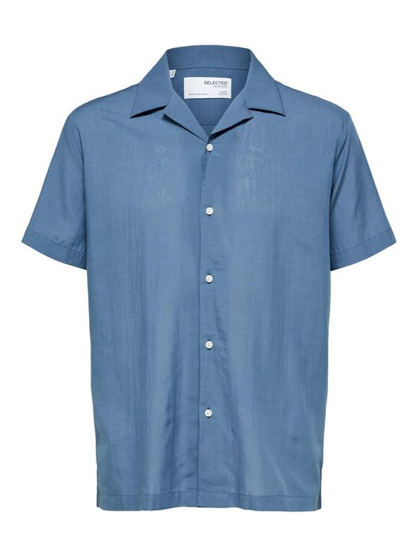 Selected Homme Selected Homme Риза 16084639 Виолетов Regular Fit