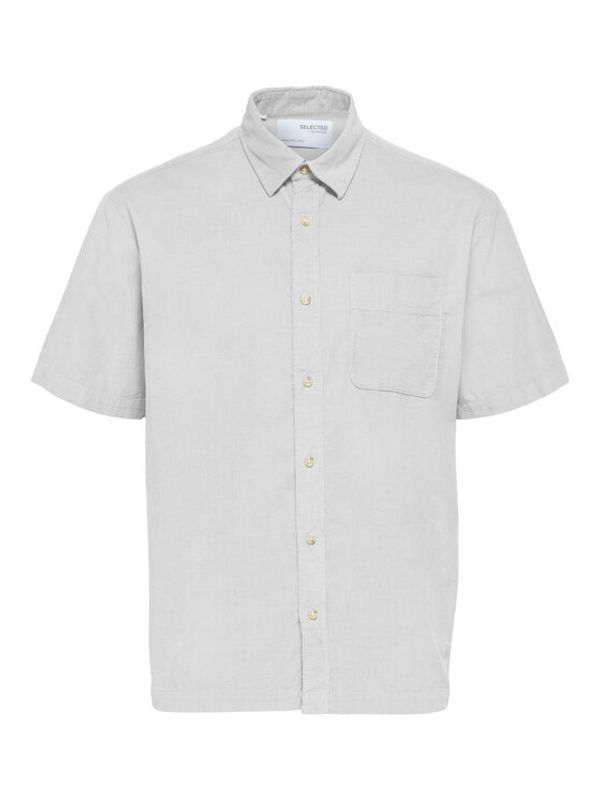 Selected Homme Selected Homme Риза 16088352 Бял Relaxed Fit