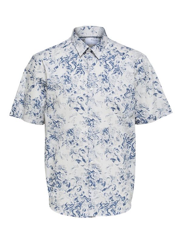 Selected Homme Selected Homme Риза 16088361 Син Relaxed Fit