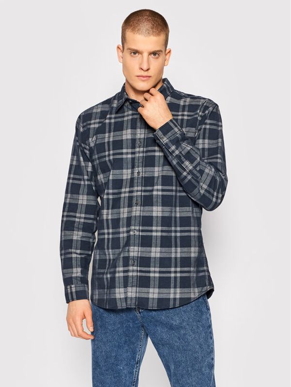 Selected Homme Selected Homme Риза Asher 16082161 Тъмносин Slim Fit