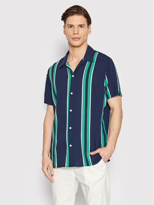 Selected Homme Selected Homme Риза Carl 16083599 Тъмносин Slim Fit