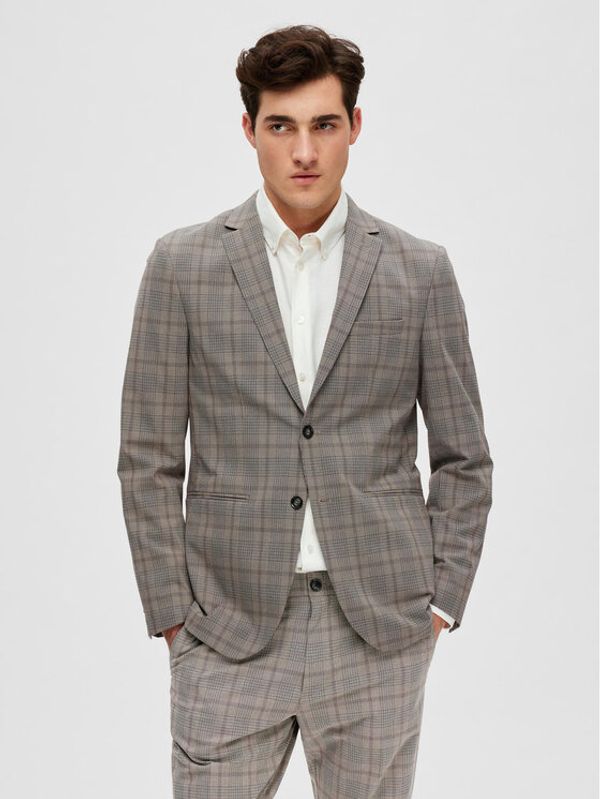 Selected Homme Selected Homme Сако 16088501 Сив Slim Fit