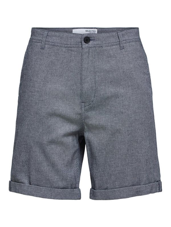 Selected Homme Selected Homme Шорти от плат 16082506 Бял Regular Fit