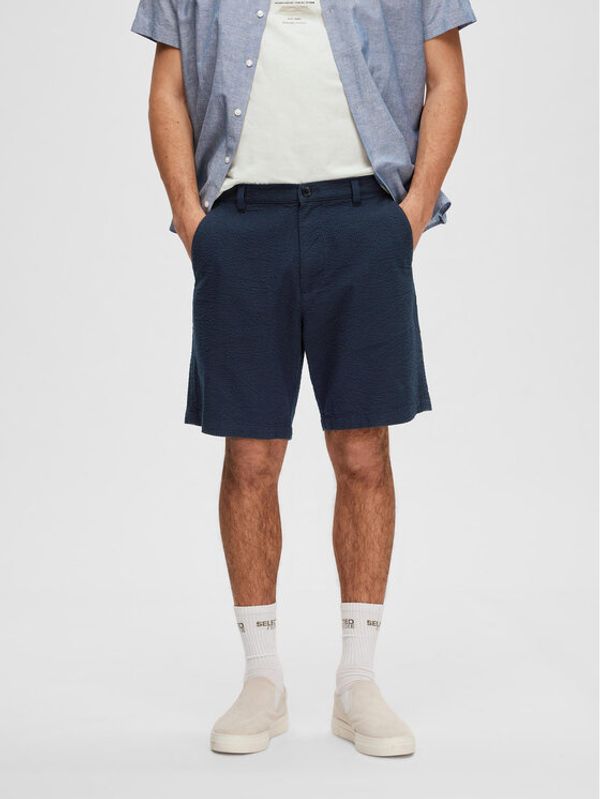 Selected Homme Selected Homme Шорти от плат 16088250 Тъмносин Comfort Fit