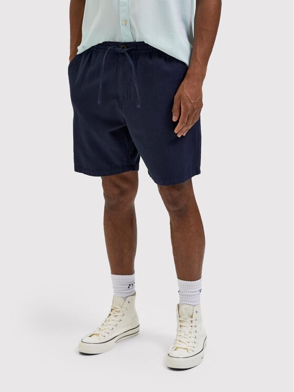 Selected Homme Selected Homme Шорти от плат New Linen 16085819 Тъмносин Regular Fit
