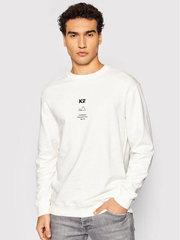 Selected Homme Selected Homme Суитшърт Albert 16081244 Бял Regular Fit