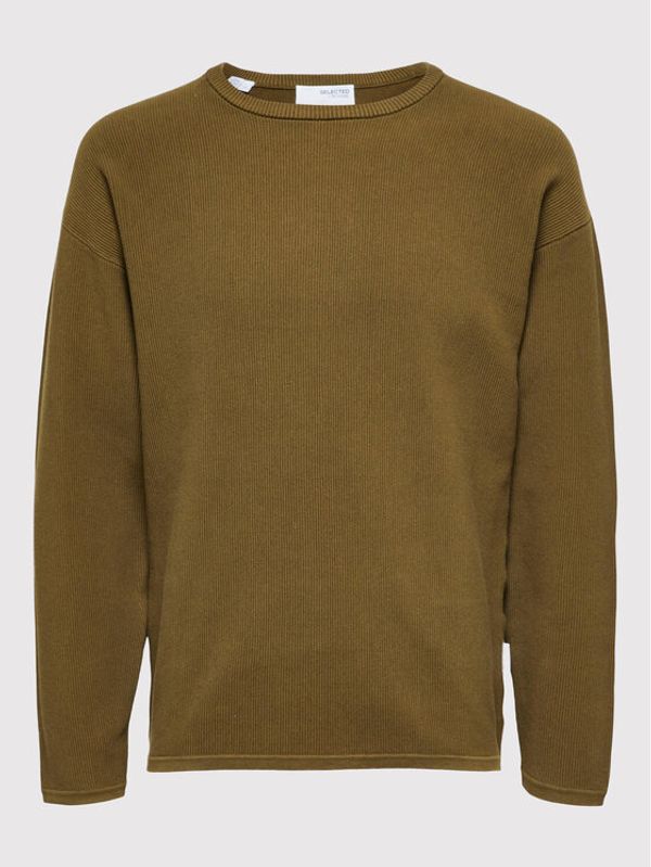 Selected Homme Selected Homme Суитшърт Fergo 16085457 Зелен Regular Fit