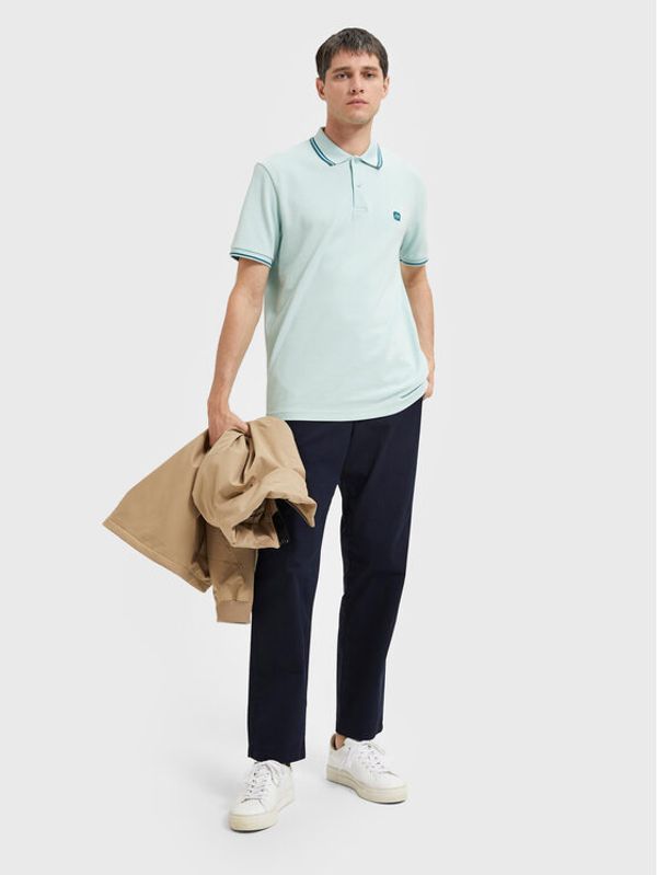 Selected Homme Selected Homme Текстилни панталони New 16087665 Тъмносин Regular Fit