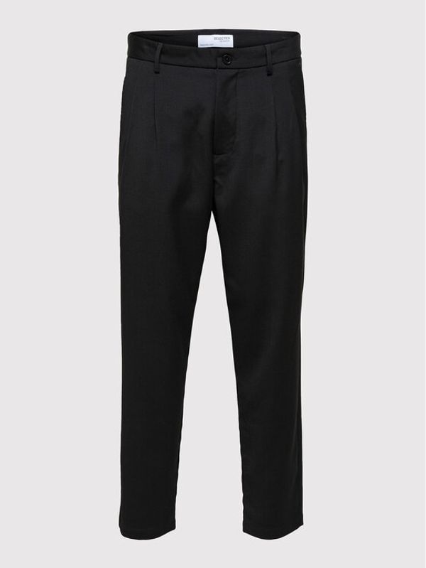 Selected Homme Selected Homme Текстилни панталони Ryan 16085392 Черен Slim Fit