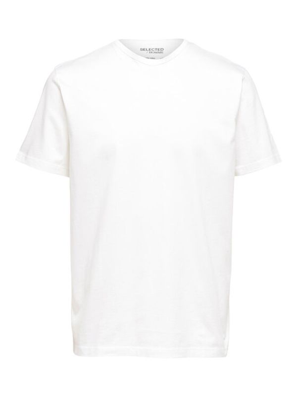 Selected Homme Selected Homme Тишърт 16088574 Бял Regular Fit