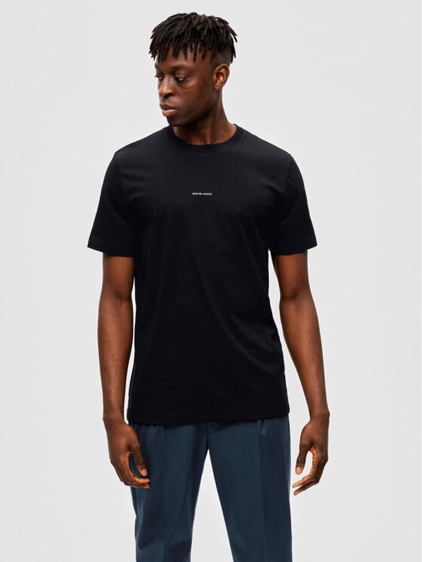 Selected Homme Selected Homme Тишърт 16088656 Черен Regular Fit
