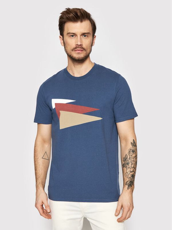 Selected Homme Selected Homme Тишърт Walker 16083828 Тъмносин Regular Fit