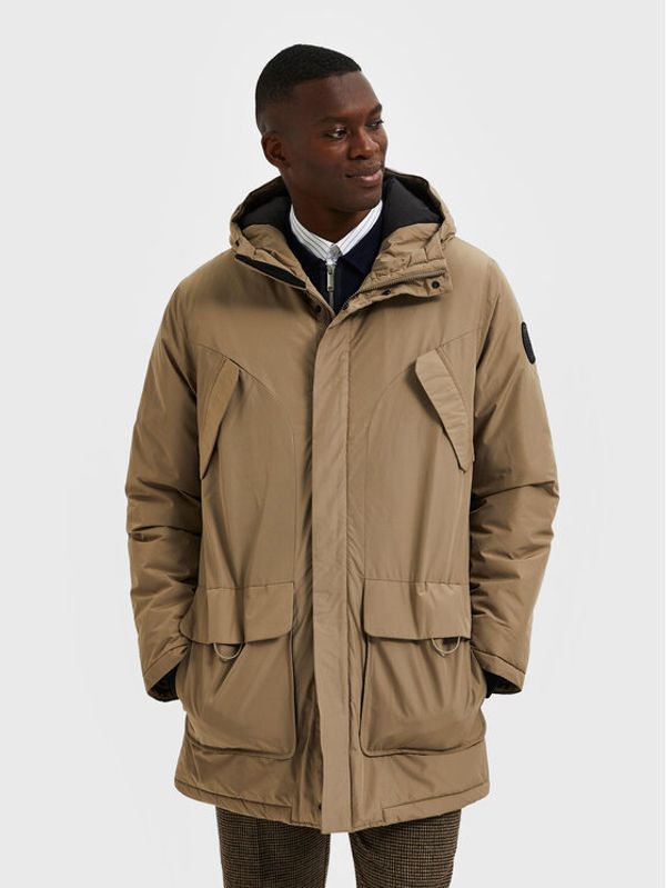 Selected Homme Selected Homme Зимно яке Hector 16085225 Зелен Regular Fit