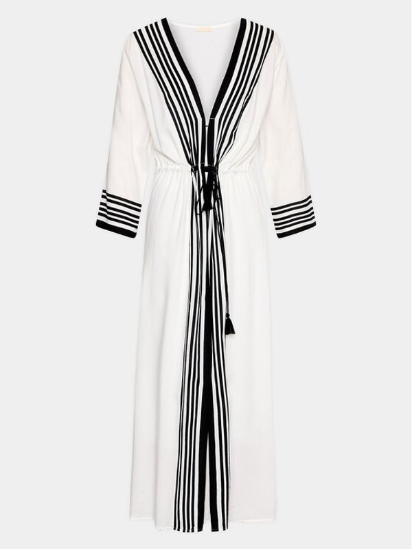 Selmark Selmark Кимоно BH595 Бял Regular Fit