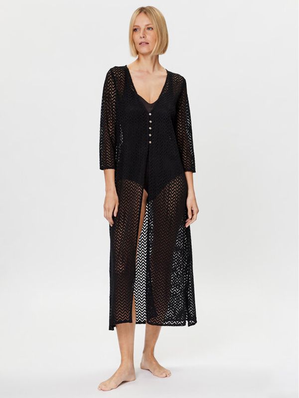 Selmark Selmark Кимоно BI695 Черен Regular Fit