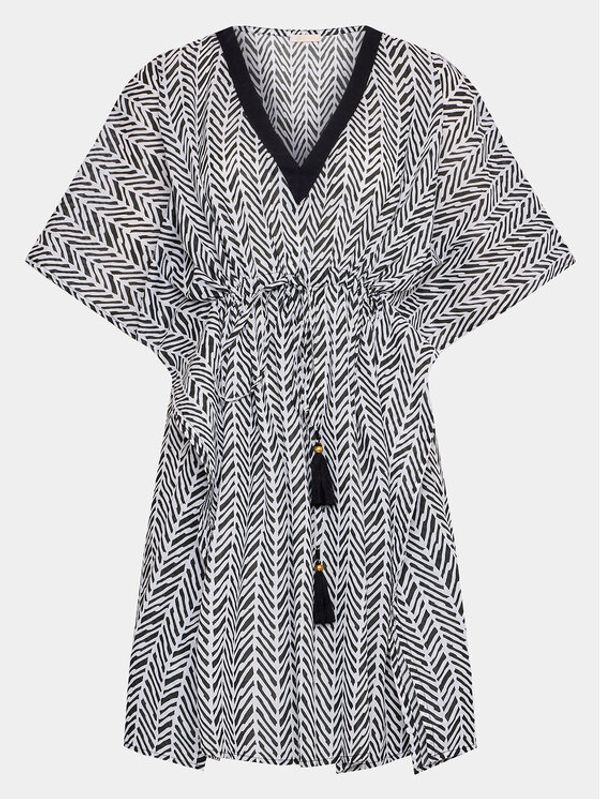 Selmark Selmark Лятна рокля BH995 Черен Regular Fit