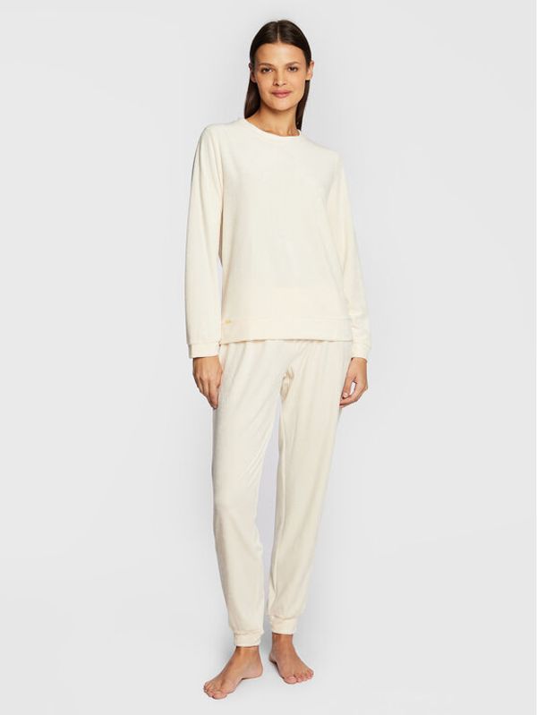 Selmark Selmark Пижама Basica P3773 Бежов Regular Fit