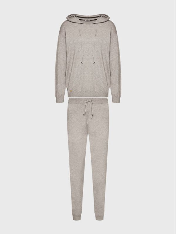 Selmark Selmark Пижама Knitting P4976 Сив Regular Fit