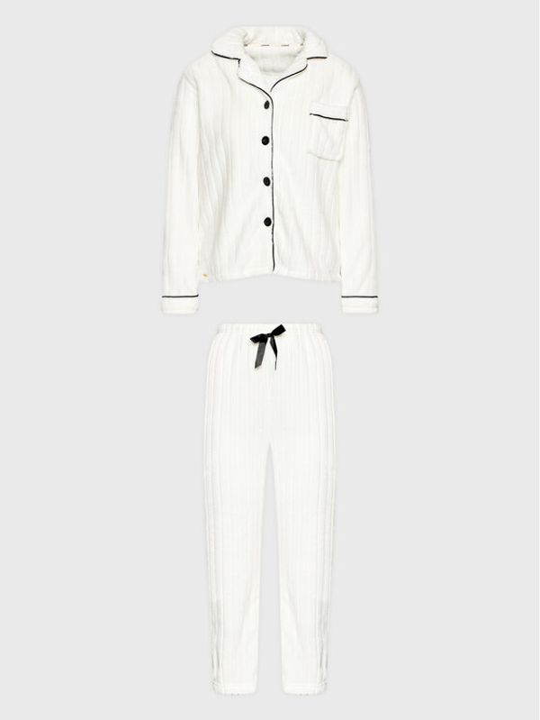 Selmark Selmark Пижама P3876 Бял Regular Fit