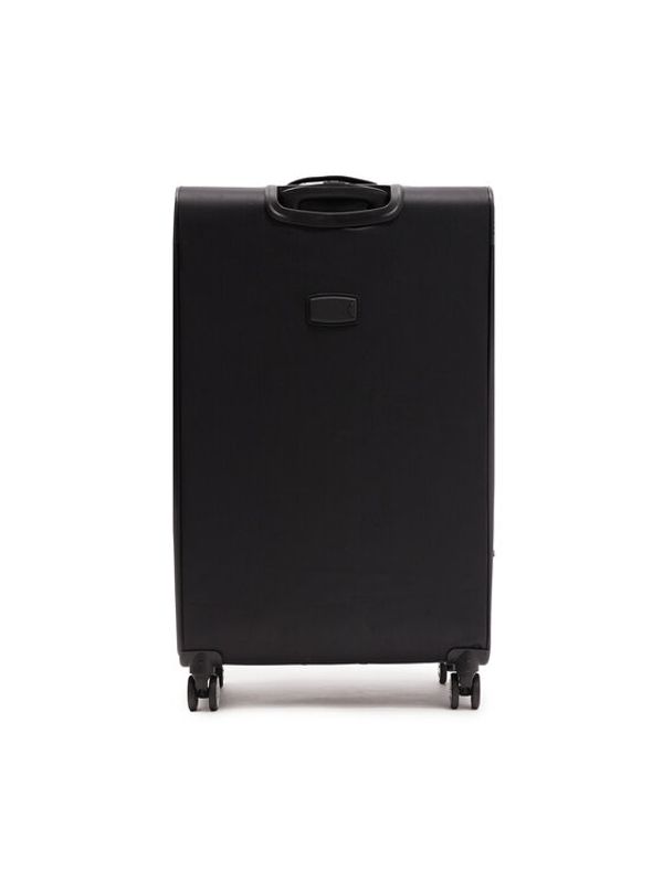 Semi Line Semi Line Голям текстилен куфар T5517-6 Черен