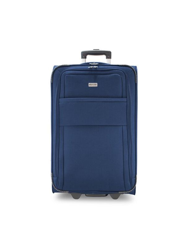 Semi Line Semi Line Голям текстилен куфар T5601-9 Тъмносин