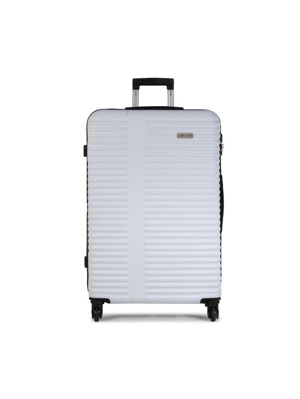 Semi Line Semi Line Голям твърд куфар T5524-6 Бял