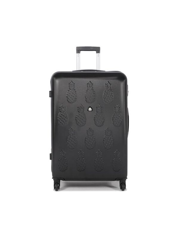 Semi Line Semi Line Голям твърд куфар T5542-6 Черен