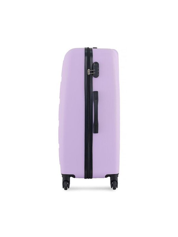 Semi Line Semi Line Голям твърд куфар T5566-6 Виолетов