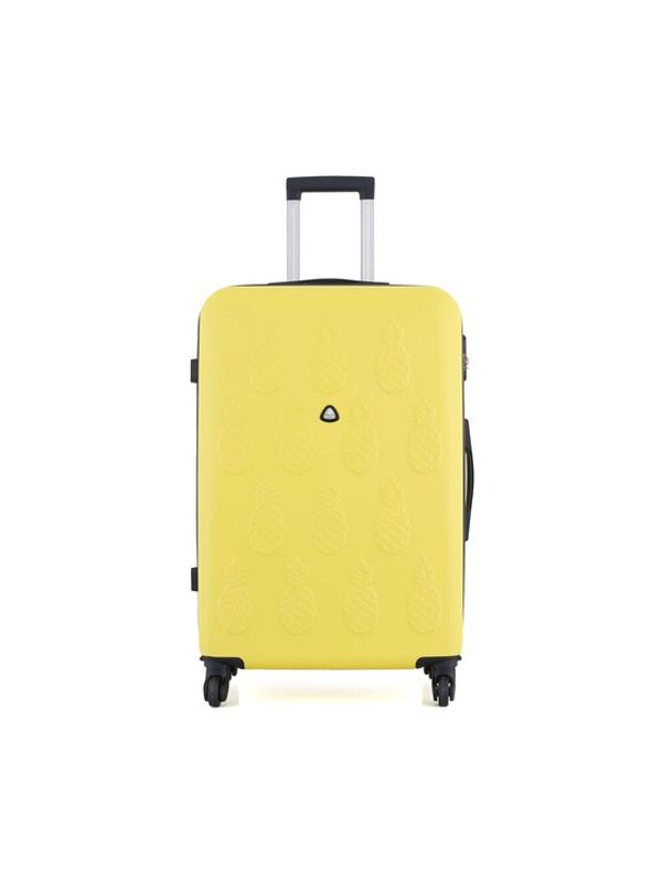 Semi Line Semi Line Голям твърд куфар T5571-5 Жълт