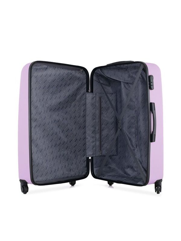 Semi Line Semi Line Голям твърд куфар T5572-6 Виолетов