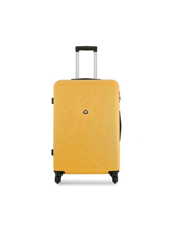 Semi Line Semi Line Голям твърд куфар T5590-5 Жълт