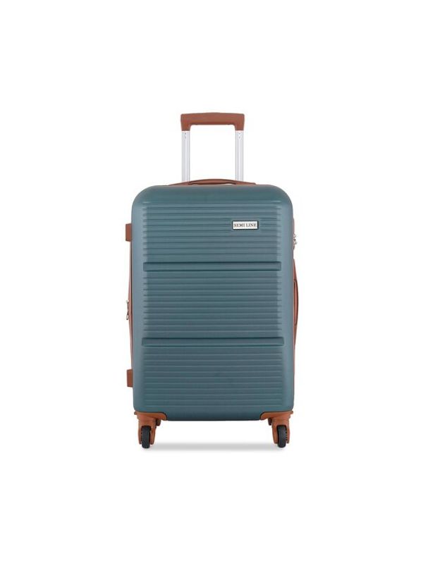 Semi Line Semi Line Голям твърд куфар T5641-6 Зелен