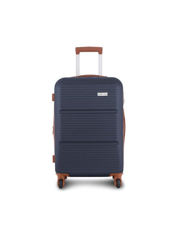 Semi Line Semi Line Голям твърд куфар T5642-6 Тъмносин