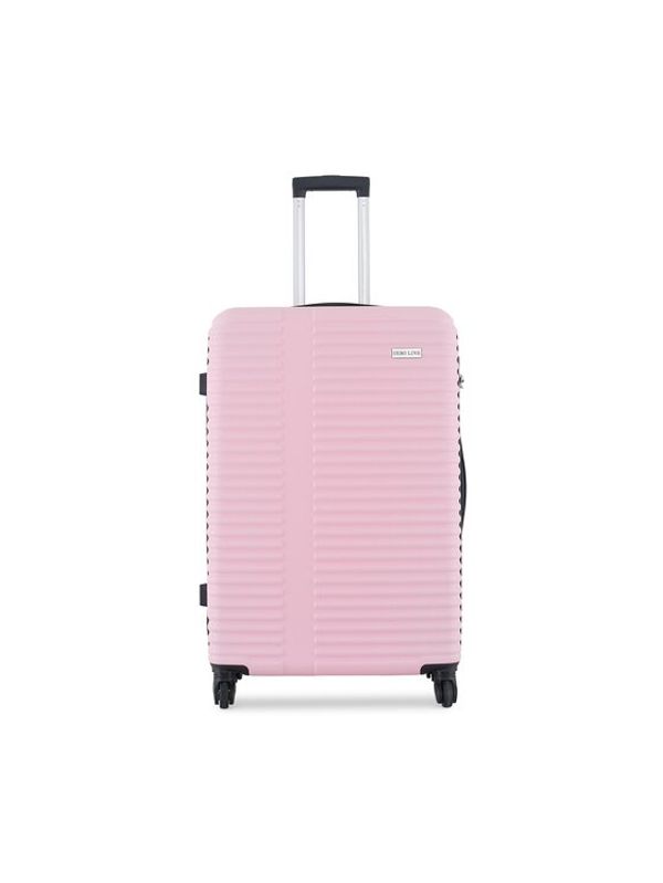 Semi Line Semi Line Голям твърд куфар T5645-6 Розов